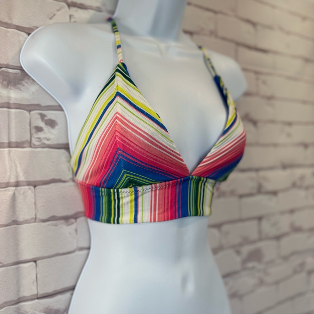 BECCA Rainbow Chevron Large Bikini Top